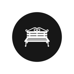 Bench vector icon, simple sign for web site and mobile app.