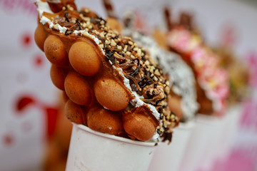 variety of dishes at the street food festival