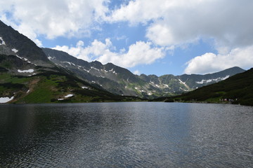 Obraz premium Magnificent view - a lake in the tatra mountains national park