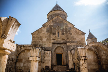 Fototapeta na wymiar Haghartsin Monastery near Dilijan in Armenia