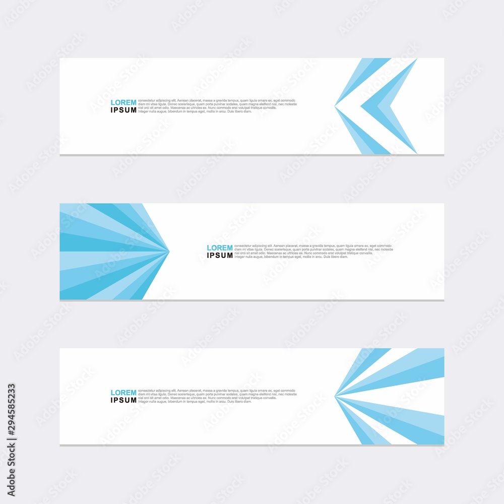 Wall mural modern vector banner web background abstract design template