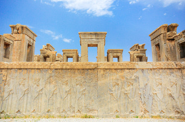 Fototapeta premium Persepolis.The capital of the ancient Achaemenid kingdom. Shiraz , Iran. Ancient Persia.