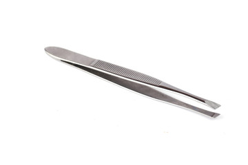 tweezers on a white background