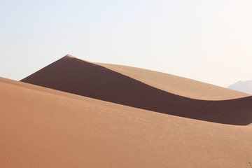 beautiful desertscape at united arab emirates