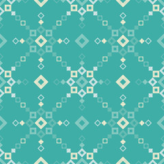 Fototapeta na wymiar Seamless pattern with Decorative Snowflakes. Merry Christmas! Vector illustration for web design or print.