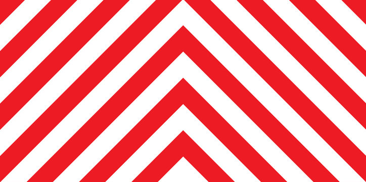 Red And White Chevron Background