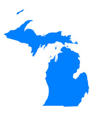 Karte von Michigan