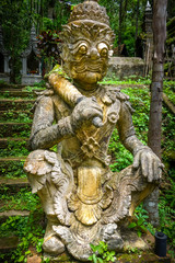 Fototapeta na wymiar Guardian statue in Wat Palad temple, Chiang Mai, Thailand