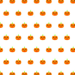 Fototapeta premium pumpkin background. seamless pattern . Happy Halloween, Thanksgiving texture