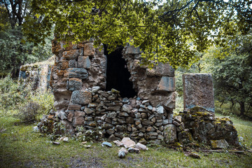 Ruins of Matosavank Monastery in Dilijan, Armenia