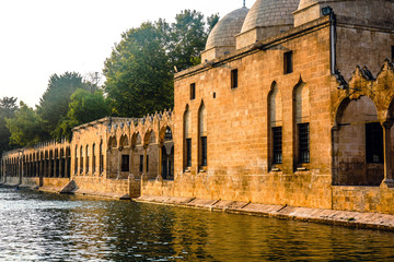 Balikligol ( fish lake ) in Sanliurfa City of Turkey