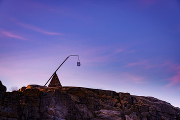Verdens Ende, koniec świata, na wyspie Tjome, w regionie Vestfold w Norwegii