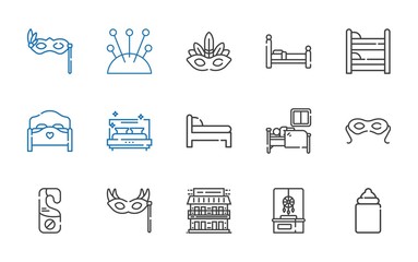 sleep icons set