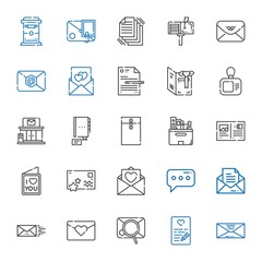 email icons set