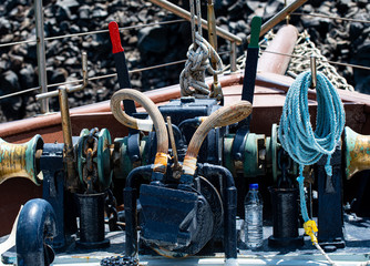 On board winch
