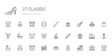 classic icons set