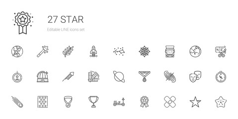 star icons set