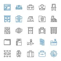 portfolio icons set