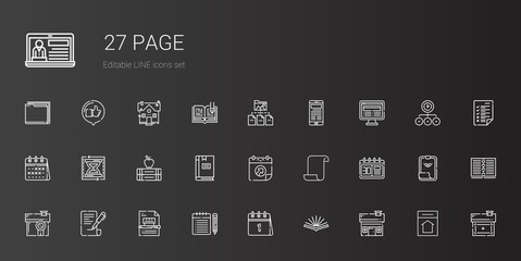 page icons set