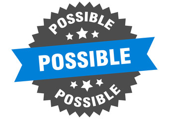 possible sign. possible blue-black circular band label