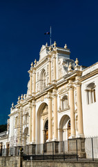 Fototapeta na wymiar San Jose Cathedral in Antigua Guatemala