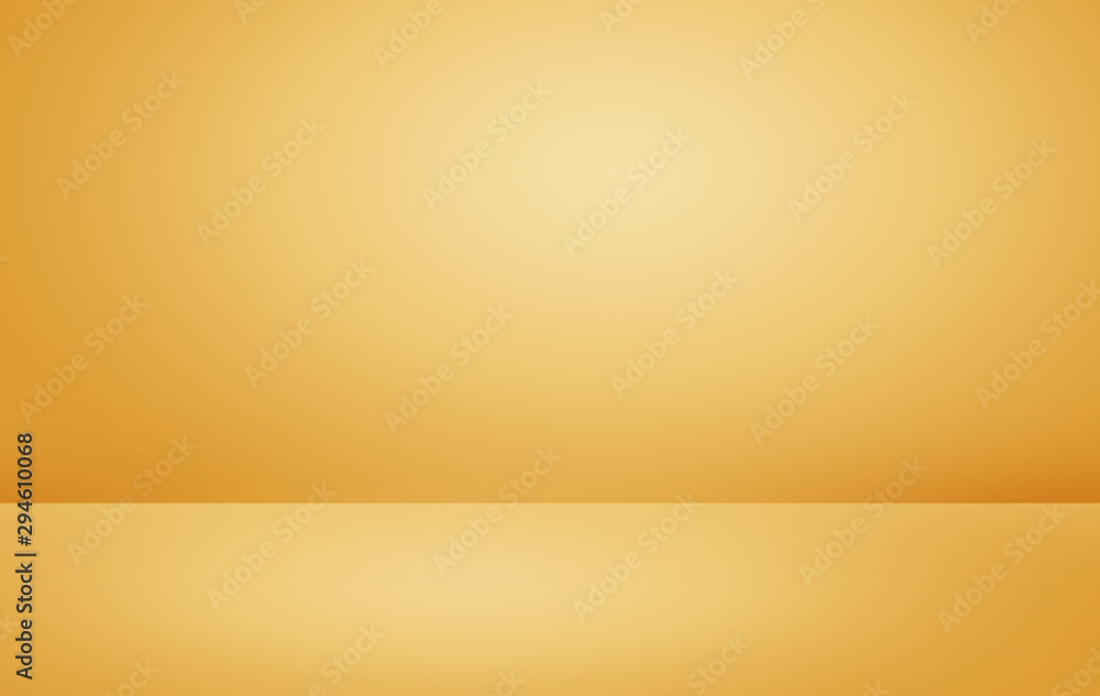 Aufkleber abstract background of gold gradient with soft light glowing backdrop texture for christmas