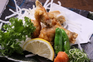 ふぐの唐揚げ