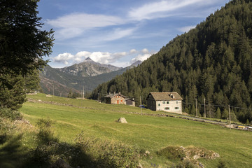 Valmalenco wild mountains in summer