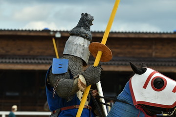 13th-century knights in armor