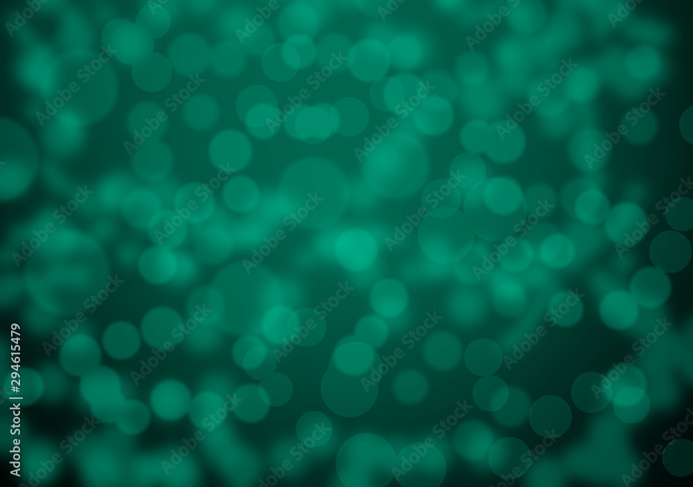 Poster abstract background with bokeh