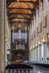 Interior of the 'Nieuwe Kerk' (New Church) in Delft, Zuid Holland, NLD