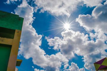 Sun shine