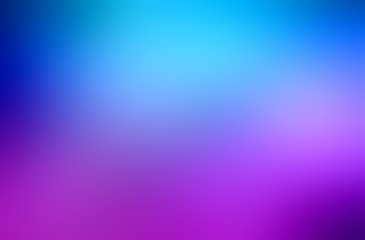 Blue lilac pink defocus pattern. Bright vibrant gleaming background. Impressive template.
