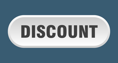 discount button. discount rounded white sign. discount