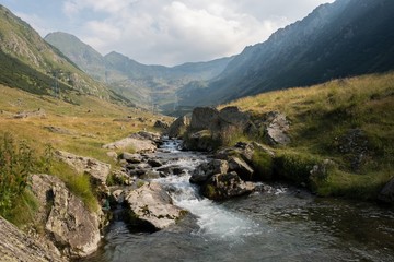 river in the mountains