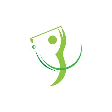 golf logo vector
