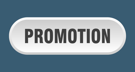 promotion button. promotion rounded white sign. promotion