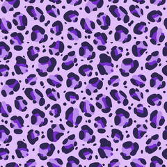 Animal print. Leopard seamless pattern.