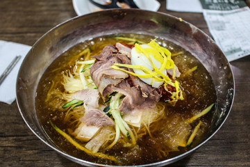 Cold noodle in busan