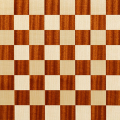 Wooden brown checkered abstract furniture texture close up