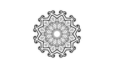 Beautiful ornamental mandala pattern