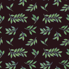 Seamless, hand painted, watercolor pattern, background.