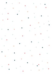 Seamless Girly Cute Light Pastel Retro Pink Red Green Blue Polka dot Background Pattern Design for Custom Cases, Prints, Notebooks. T-Shirts and Other Commercial Uses