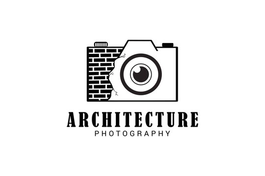 architecture photography logo template