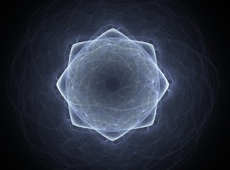 Abstract design made of sacred symbols signs geometry and designs on the subject of astrology alchemy magic