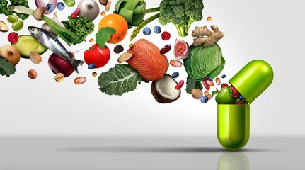 Fotobehang Nutritional Supplement © freshidea