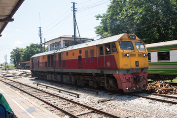 Fototapeta na wymiar Thai train