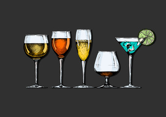 grunge goblet set