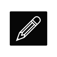 pencil icon vector trendy style