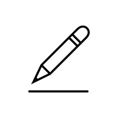 Fototapeta premium pencil icon vector trendy style